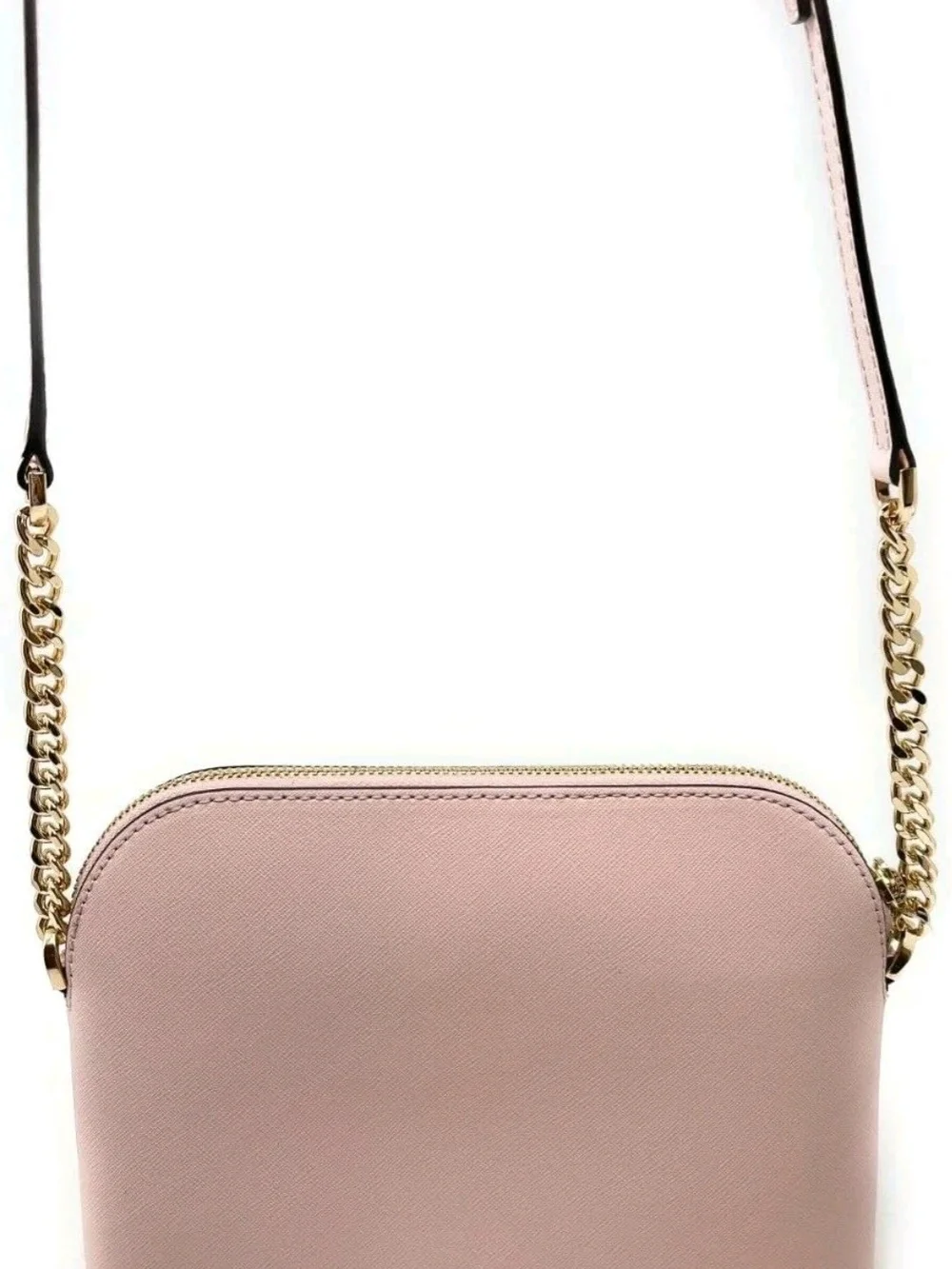 Michael Kors Pale Pink Chain Strap Crossbody Bag